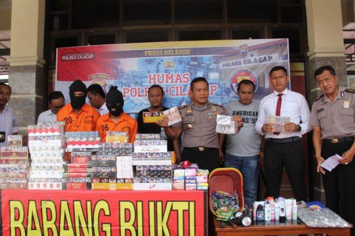 Polres Cilacap Tangkap Sindikat Pencuri