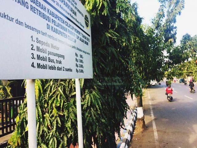 Parkir, Tarif Parkir, Parkir Cilacap