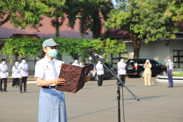 hardiknas, upacara hardiknas, hari pendidikan nasional, serayunews, serayu news, berita terkini, berita hari ini, hardiknas tahun 2021