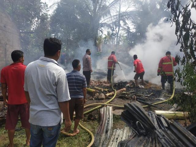 rumah di pegadegan terbakar, lupa mematikan tungku, serayunews, serayu news, berita terkini, berita hari ini