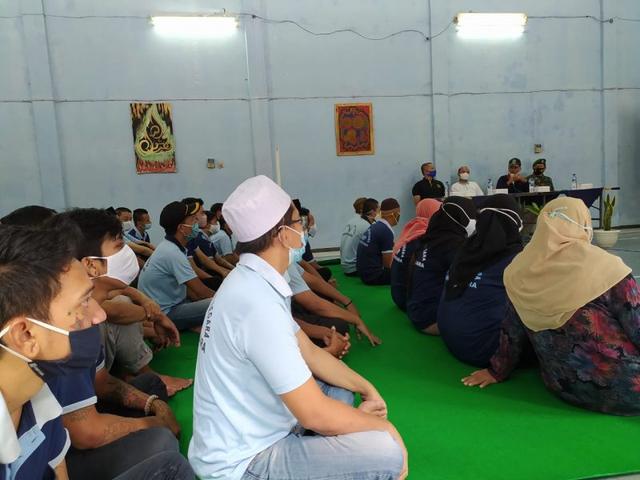 pemberian materi wawasan kebangsaan kepada penghuni rutan banajrnegara, serayunews, serayu news, berita terkini, berita hari ini