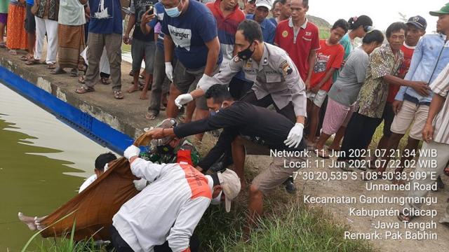 penemuan mayat bayi gandrungmangu cilacap, serayunews, serayu news, berita terkini, berita hari ini