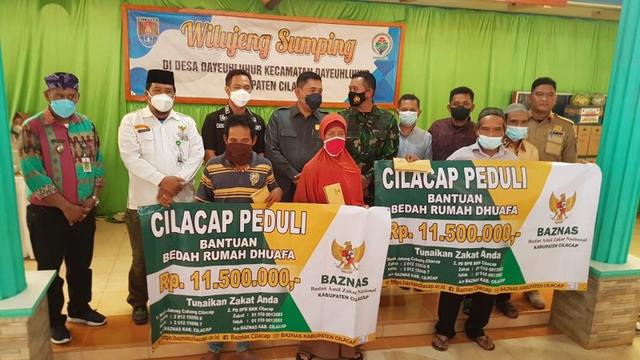 baznas cilacap renovasi rumah warga dayeluhur cilacap, serayunews, serayu news, berita terkini, berita hari ini