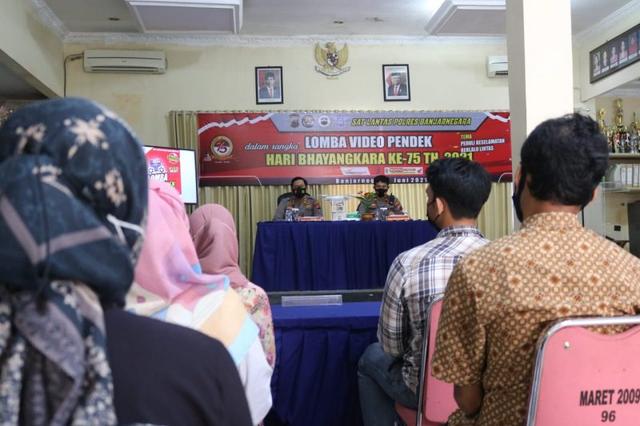 lomba video pendek satlantas polres banjarnegara, keselamatan berlalau lintas, serayunews, serayu news, berita terkini, berita hari ini
