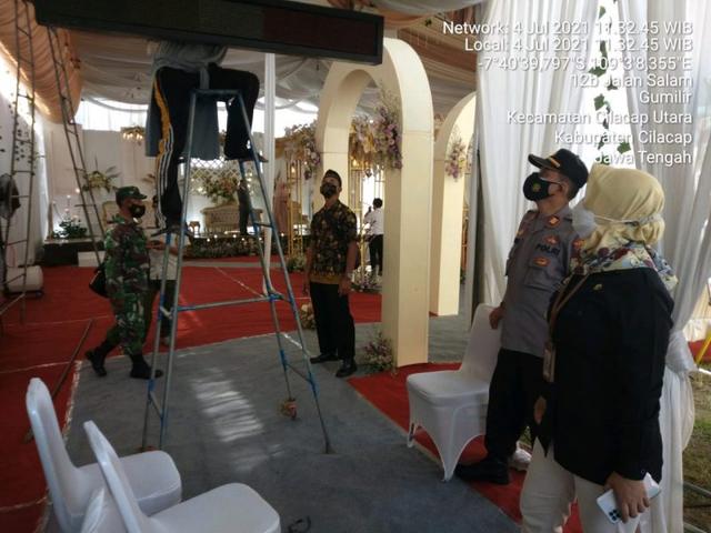 pembubaran hajatan cilacap, ppkm darurat, serayunews, serayu news, berita terkini, berita hari ini