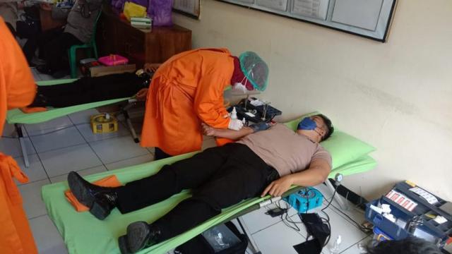 donor plasma convalensent, donor plasma, polsek cilongok, serayunews, serayu news, berita terkini, berita hari ini, banyumas, purwokerto