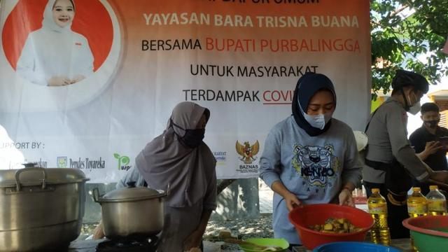 dapur umum toyareka, desa toyareka, kemangkon, purbalingga, serayunews, serayu news, berita terkini, berita hari ini