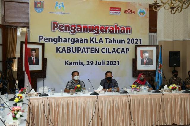 Kabupaten Layak Anak, kla, peringkat nidya, berita terkini, berita hari ini, cilacap
