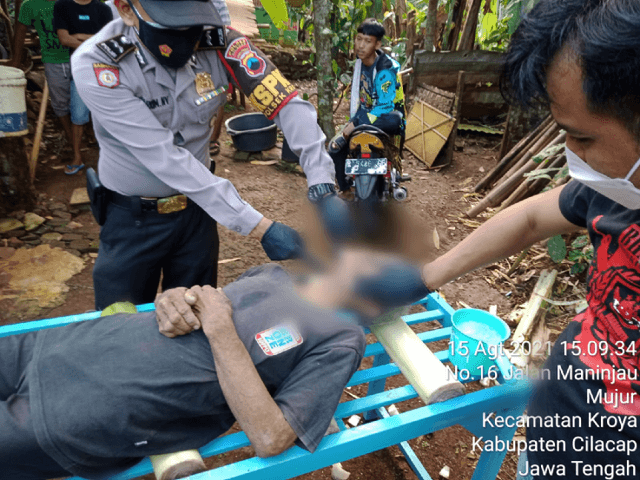 penemuan pria tergantung kroya, bunuh diri, gantung diri, kroya, dusun mujur, desa mujur, berita terkini, berita hari ini