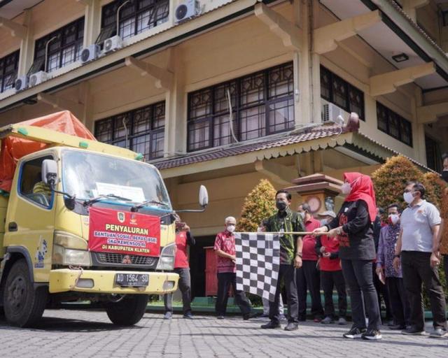 bantuan beras klaten, berita terkini, berita hari ini, jawa tengah, ppkm