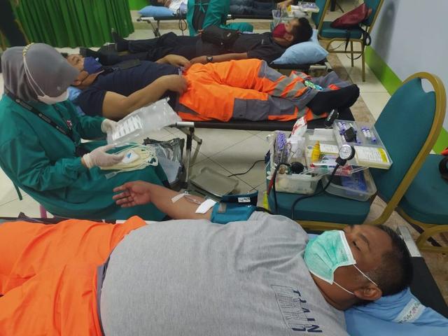 HUT RI ke-76, hut ri 202i, sbi, solusi bangun indonesia, donor darah, donor plasmas Konvalesen, berita terkni, berita hari ini, cilacap