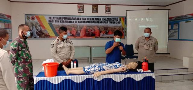 pelatihan pemulasan jenazah covid-19, berita terkini, berita hari ini, bpbd banjarnegara