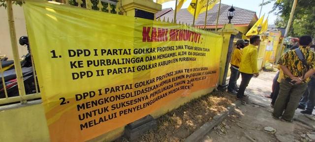 golkar purbalingga, konflik golkar purbalingga, berita terkini, berita hari ini
