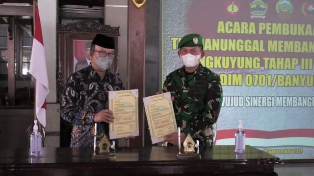 tmmd sengkuyung, pembangunan jalan desa dawuhan ke desa binangun, banyumas, berita terkini, berita hari ini