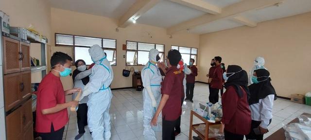 SMPN 4 Mrebet, siswa terpapar covid-19, purbalingga, berita terkini, berita hari ini