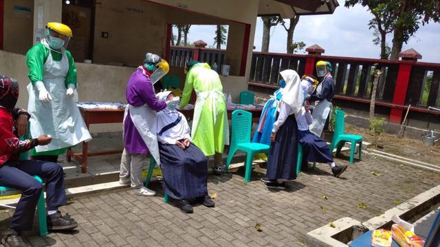 ptm, pembelajaran tatap muka, smpn 3 mrebet, berita terkini, berita hari ini