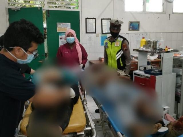 korban kecelakaan di jalan raya kawunganten cilacap