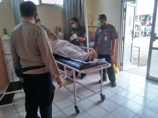 korban kecelakaan lalu lintas di ruas jalan Desa Bokol, Kecamatan Kemangkon, Kabupaten Purbalingga