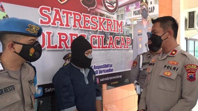 tersangka penggelapan mobil rental di cilacap