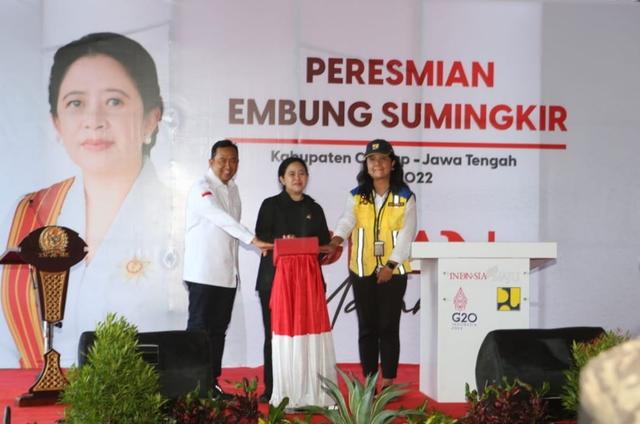 Peresmian embung Sumingkir