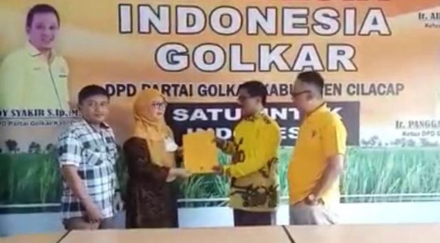 Pendaftaran Bacaleg Golkar Cilacap