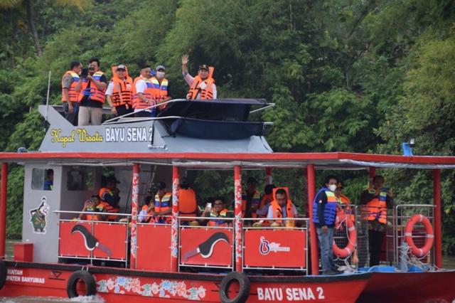 kapal wisata sungai Serayu bayu sena