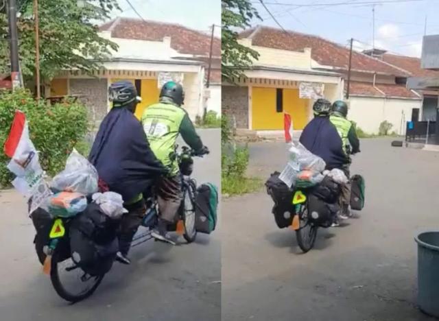 Berangkat haji naik sepeda