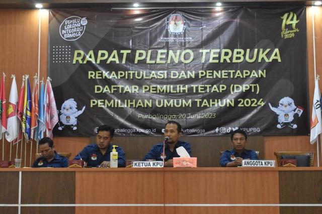 Daftar pemilih Purbalingga Berkurang