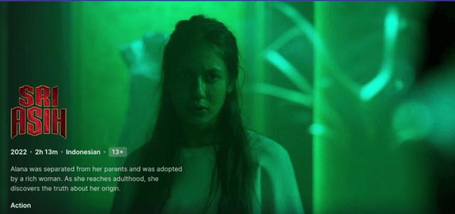 Gambar cuplikan Trailer film Sri Asih yang tayang di Disney+ Hotstar
