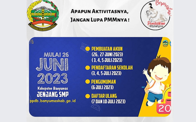 Ilustrasi gambar PPDB Banyumas SMP