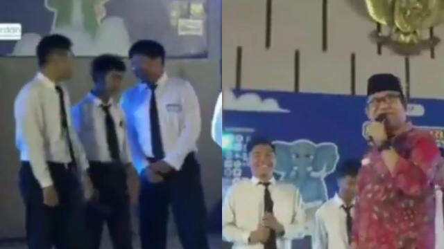 Kolases video viral dari Bupati Banyumas yang bertanya kepada tiga mahasiswa