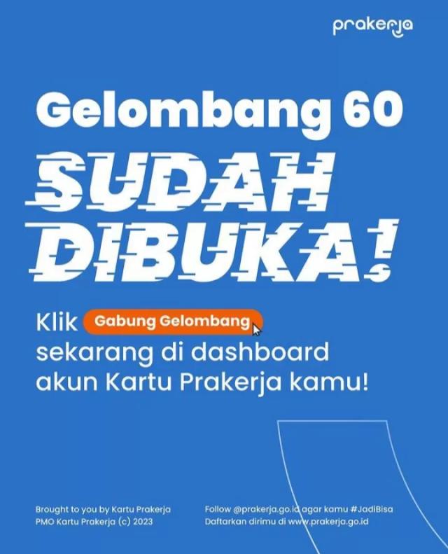 Prakerja Gelombang 60