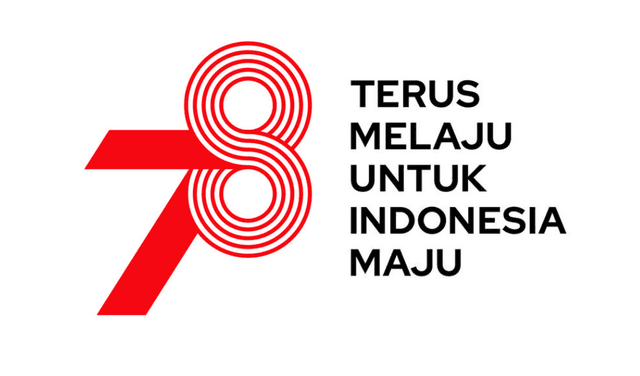 Gambar logo HUT RI ke-78, ilustrasi status FB HUT RI 78.