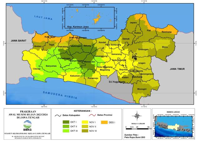 Musim hujan di Purbalingga