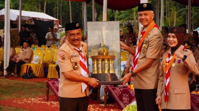 Kwarcab Pramuka Purbalingga berhasil raih juara umum.