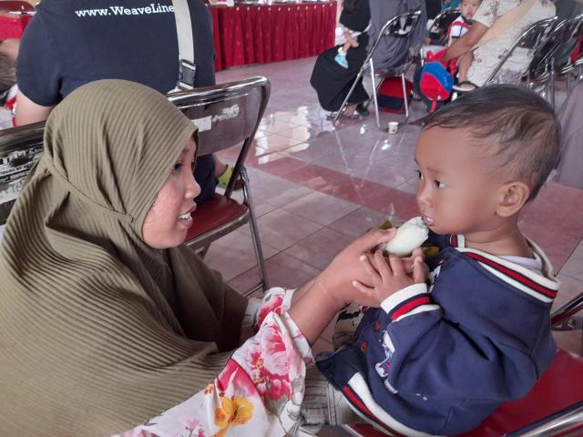 Alhamdulillah berat badan gibran