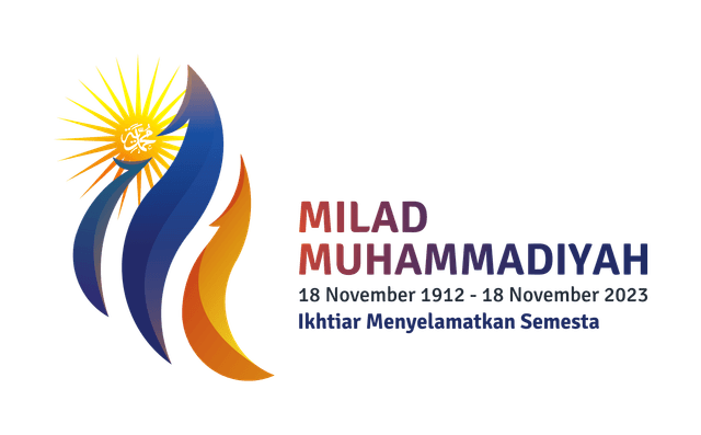 Gambar logo resmi Milad Muhammadiyah ke-111