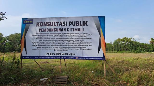 Pembangunan cilacap citimall