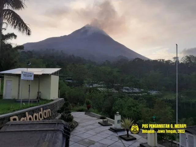 Merapi tenang