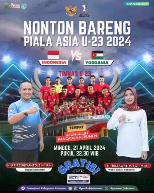 Nobar Indonesia vs Yordania