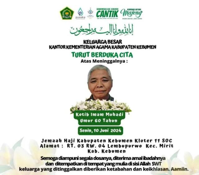 jemaah haji asal kebumen