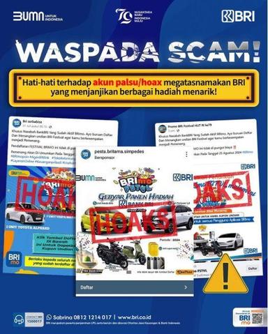 Hati-hati terhadap penipuan