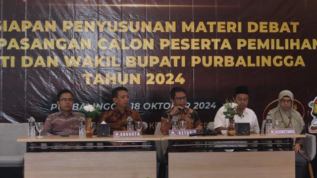 debat paslon pilkada purbalingga