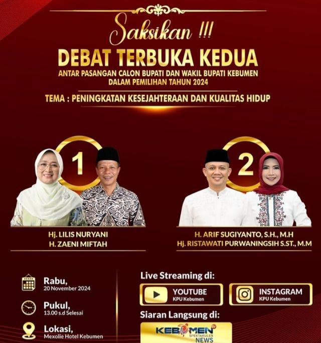 Debat Pilkada Kebumen