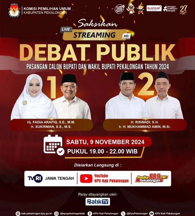 Debat Pilkada Kabupaten Pekalongan