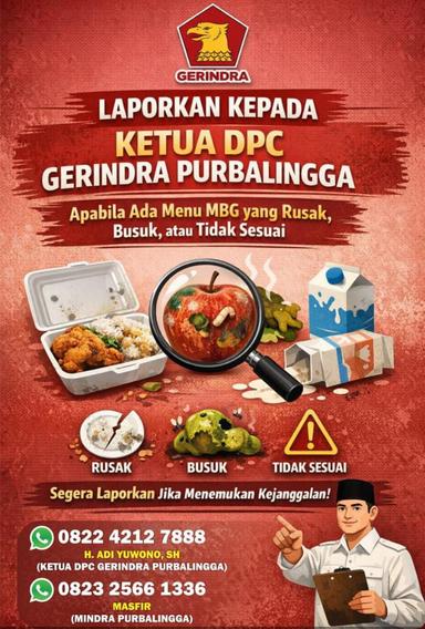 ketua partai gerindra purbalingga