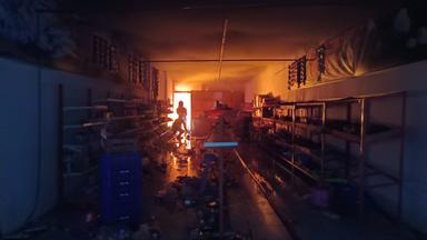 toko makanan beku di purbalingga terbakar