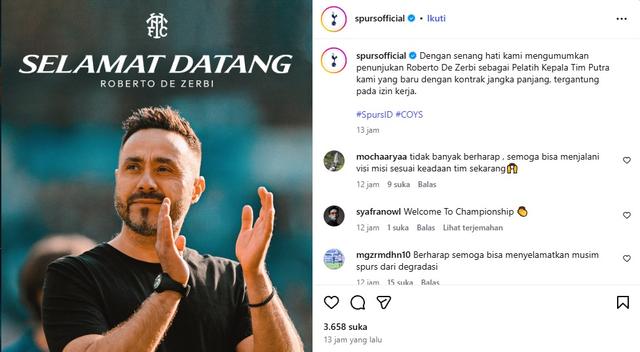 Roberto De Zerbi Tottenham