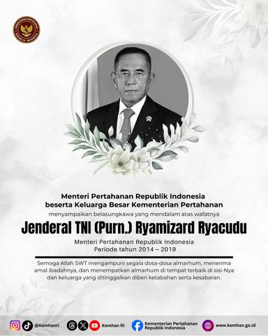 Mantan Kemenhan RI Wafat