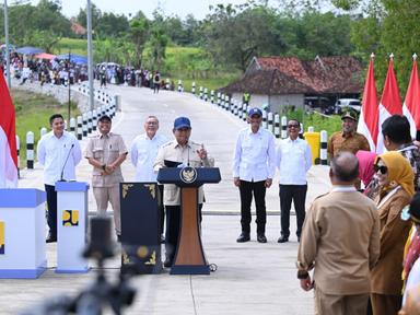 Presiden Prabowo Resmikan 1.151 Kilometer Jalan Daerah di 37 Provinsi